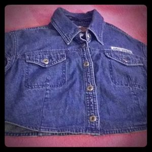 Harley Davidson Jean crop top Jacket